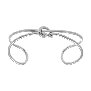 BRACELET ACIER MOTIF NOEUD 65MM BRACELET ACIER MOTIF NOEUD 65MM