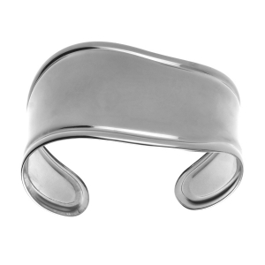 BRACELET ACIER LISSE RIGIDE 60MM X 36MM DE LARGE