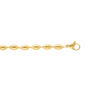BRACELET ACIER DORÉ 17+4CM