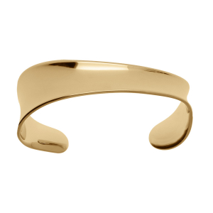 BRACELET ACIER DORÉ RIGIDE