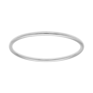 BRACELET ACIER FIL ROND 4MM DIAM 63MM