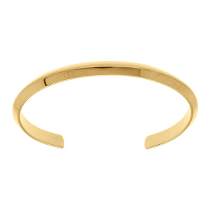 BRACELET ACIER DORÉ JONC