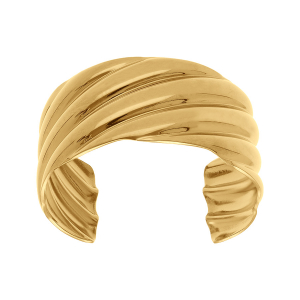 BRACELET ACIER DORÉ RIGIDE