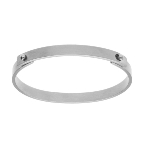 BRACELET ACIER RIGIDE 62MM x 52MM  STYLE MENOTTE A GRAVER
