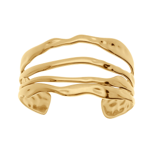 BRACELET ACIER RIGIDE DECOUPÉ 60MM