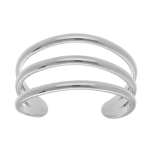 BRACELET ACIER RIGIDE 3 RANGS 34MM