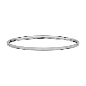 BRACELET ACIER DEMI JONC 3MM DIAM 60MM