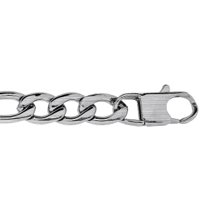 BRACELET ACIER SATINÉ 1+3  11MM 23CM
