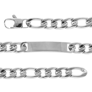 IDENTITE ACIER 1+3 9MM 21CM