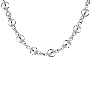 COLLIER ACIER MARSEILLAIS BOULES 40+5CM