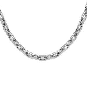 COLLIER ACIER MAILLE 53+5CM