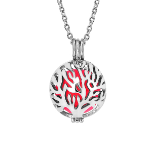 COLLIER SENTEUR ET BOLA ACIER BOULE ARBRE DE VIE 13 MOUSSES INTERCHANGEABLES COULEURS ASSORTIES RÉGLABLE 60 A 100CM