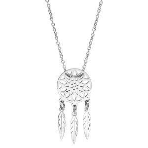 COLLIER ACIER ATTRAPE REVE 38+5CM