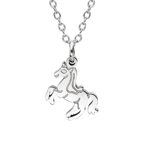 COLLIER ACIER LICORNE 36+6CM