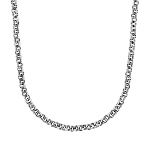 CHAINE ACIER PETITE JASERON FINE 2MM 50+10CM