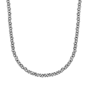 CHAINE ACIER PETITE JASERON FINE 2MM 70+10CM (POSSIBILITE DOUBLE TOUR)