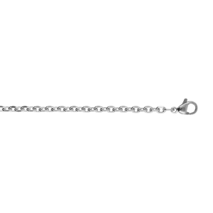CHAINE ACIER MAILLE FORCAT EN 3 MM 45CM