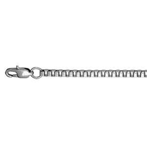 CHAINE ACIER MAILLE VENITIENNE EN 3 MM 55CM