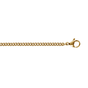CHAINE ACIER GOURMETTE 2.2MM 45CM