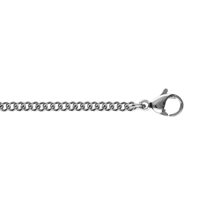 CHAINE ACIER GOURMETTE 2.2MM 50CM