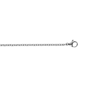 CHAINE ACIER MAILLE FORCAT 1.9MM 40CM