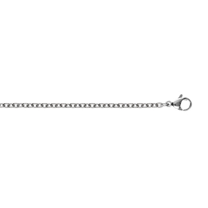 CHAINE ACIER MAILLE FORCAT 2.3MM 55CM