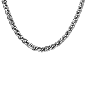 COLLIER ACIER PALMIER 6MM 43+4CM