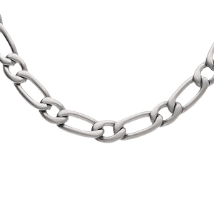 CHAINE ACIER SATINÉ 1+1 5MM 50CM CHAINE ACIER SATINÉ 1+1 5MM 50CM