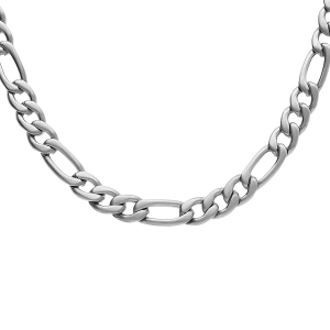 COLLIER ACIER SATINÉ 1+3 5MM 55CM