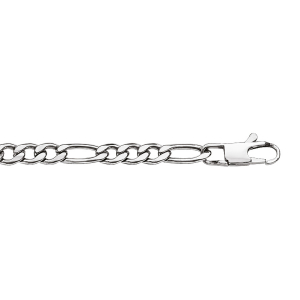 BRACELET ACIER 1+3 5MM 21CM
