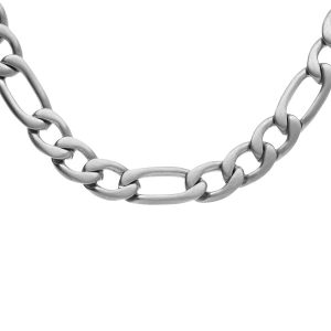 COLLIER ACIER SATINÉ 1+3 7MM 50CM COLLIER ACIER SATINÉ 1+3 7MM 50CM