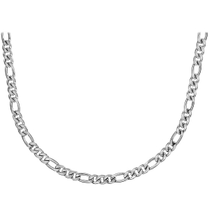 COLLIER ACIER 1+3 7MM 55CM