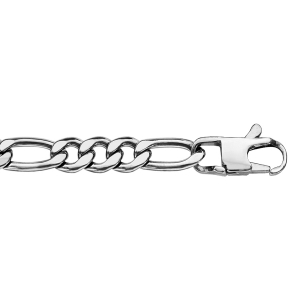 BRACELET ACIER 1+3 7MM 21CM