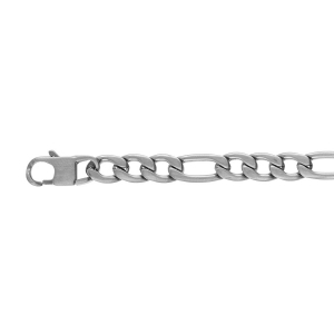 BRACELET ACIER SATINÉ 1+3 7MM 21CM