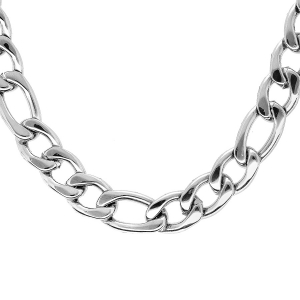 COLLIER ACIER 1+3 9MM 55CM