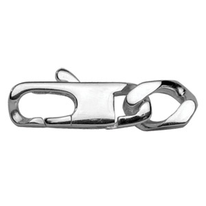 FERMOIR RALLONGE ACIER 7MM +MAILLE FERMOIR RALLONGE ACIER 7MM +MAILLE