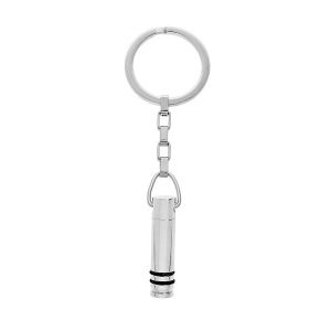 PORTE CLEF ACIER  PORTE POUDRE  TUBE DEVISSABLE