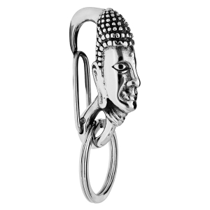 PORTE CLEF ACIER BOUDDHA
