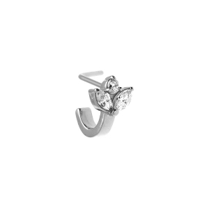PIERCING ACIER NEZ OXYDES BLANCS