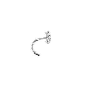 PIERCING ACIER NEZ OXYDES BLANCS