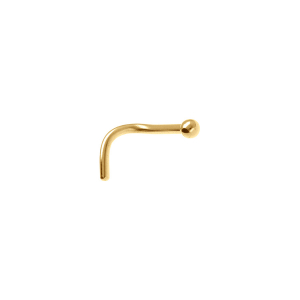 PIERCING ACIER DORÉ NEZ