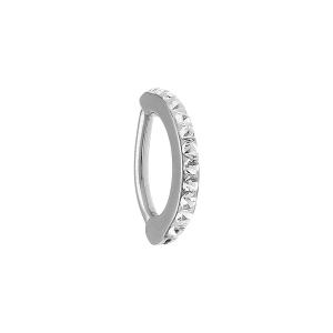 PIERCING ACIER NOMBRIL OXYDES BLANCS