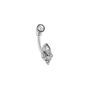 PIERCING ACIER OREILLE ROOK ET ARCADE OXYDE BLANC