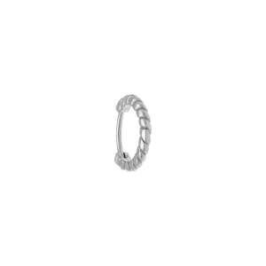 PIERCING ACIER OREILLE ANNEAU TORSADE HELIX, TRAGUS, DAITH, ROOK