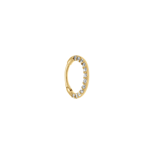 PIERCING ACIER DORÉ OREILLE HELIX, TRAGUS, DAITH ANNEAU OXYDES BLANCS