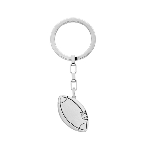 PORTE CLEF ACIER BALLON DE RUGBY XV