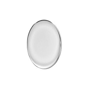 SYSTEME PINS ACIER BRILLANT OVALE 17MM x 12MM