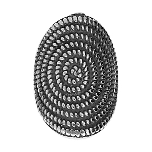 BAGUE ACIER MODE PATINÉE