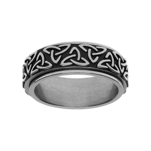 ALLIANCE ACIER PATINÉE ANTI STRESS MOTIF CELTIQUE