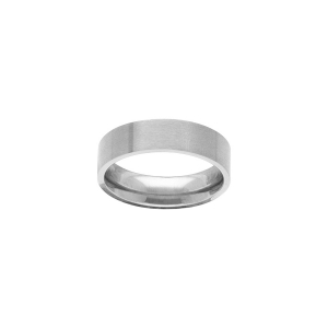BAGUE ACIER RUBAN 6MM